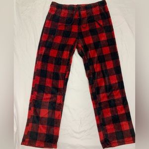Red and Black Buffalo Check Pants